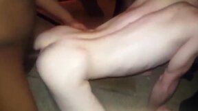 Bareback interracial gay 3some