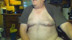 Daddy semen on webcam