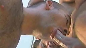 Hard fuck with cum on ass