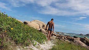 Nude out there the beach