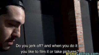 Straight macho latin knocking off gay teenager for money