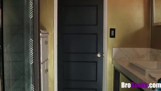 Bear stepbrother winks at small bro & his undies are floored