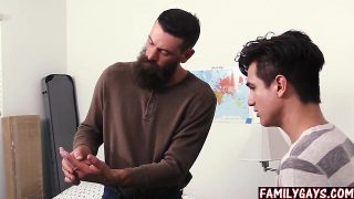 Father shows gay son how to use condoms