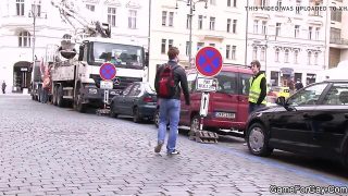 Picked up hetero boy takes gay cock from behind