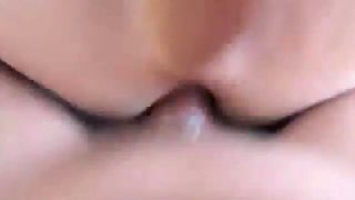 Bareback anal with shaved ass