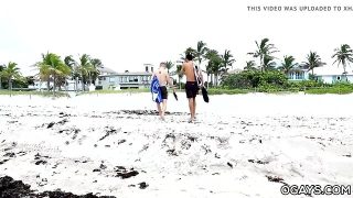 Gay beach teens