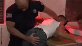 Police officer bathroom fuck