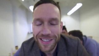 Professor and students