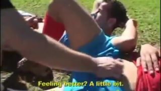 Soccer stars have interracial threesome