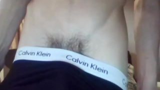 Fabulous hung toned brit boy flexes and shoots