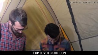 Teenage Teenager Step Son Austin Xanders & Step Daddy Camping Fuck