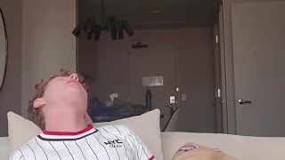 Twink noahway24 gets a big cock surprise in homemade bareback gay sex video! cumshot tattoo muscle gaypornstars