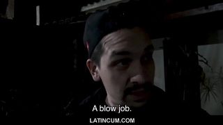 Latino straight guy paid to bareback twink with big cock in amateur anal encounter