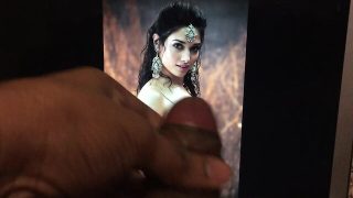Tamanna Cum tribute full shot