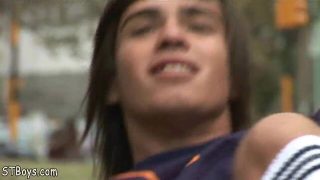 Strikingly sexy twink going for the indoor ball play