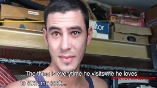 Latin men trade cash for anal pleasure with strangers in public: a real-life experience caught on spy cam